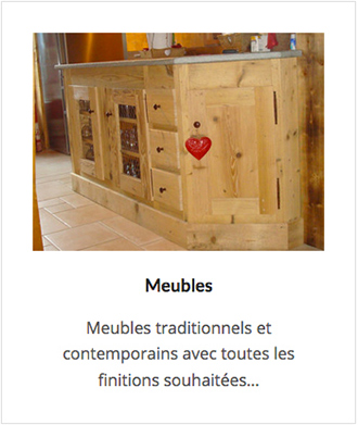 Fabrication de meubles Bellevaux